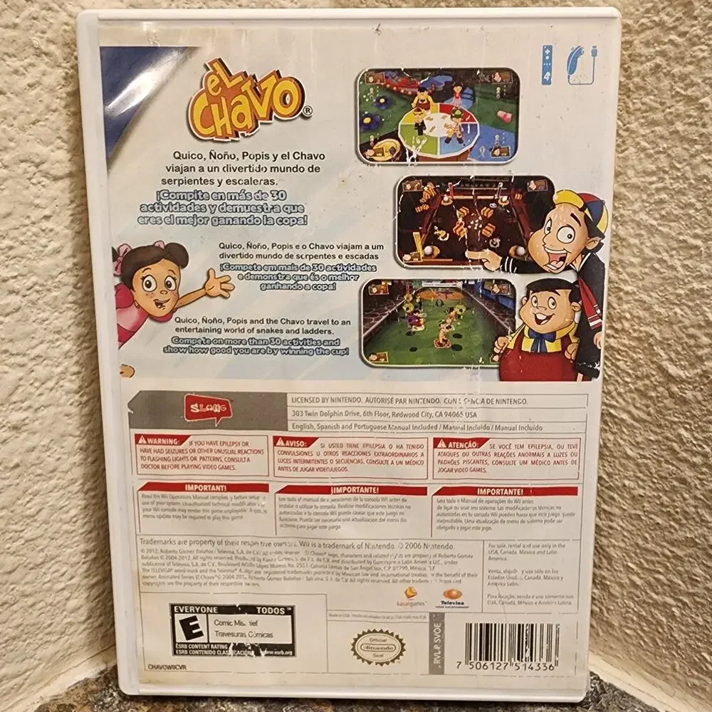 Game - El Chavo (CIB) - Wii